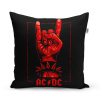 Sablio Vankúš ACDC Červená ruka - 60x60 cm