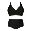 Nataša dvojdielne plavky pre plnoštíhle S973-024 XL čierna