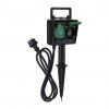 Solight Záhradný stĺpik 230V 2Z - PG01, 1,5m kábel, čierna
