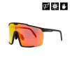 Cyklistické brýle Proton - matt black/mirror red