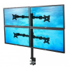 Fiber Mounts Stolní držák na 4 Tv monitory Ergosolid NF44