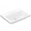 Villeroy & Boch Subway 3.0 - Umývadlo, 60x47 cm, bez prepadu, bez otvoru na batériu, CeramicPlus, alpská biela 4A7068R1