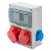 RZF-0544.8.211 - Zásuvková rozvodnica bez istenia, 8 modulov, 2x230V, 2x400V, IP44