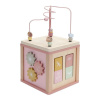 Little Dutch Drevená aktivity kocka Pink