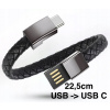 Kábel Brusbc225 USB - USB typ C 0,25 m čierny