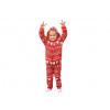 Textilomanie Detský overal CHRISTMAS ONESIE červený - rôzne veľkosti Veľkosť: 110 - 116