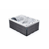 Lovia Vírivka pre 3 osoby 220x156x88 L301 Opláštění: Grey, Barva akrylátu: White Marble