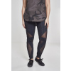 Women's leggings Triangle Tech Mesh blk/blk čierna | šedá XL Urban Classics 4053838263716