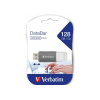 Verbatim USB flash disk, USB 2.0, 128GB, DataBar, šedý, 49456, pre archiváciu dát