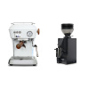 Ascaso Dream PID, Cloud White + Eureka Mignon Zero 55s, BL black