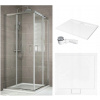 Sprchový kút - Sprchová kabína NANO GLASS 90x90 LOW sprchová vanička (Sprchový kút - Sprchová kabína NANO GLASS 90x90 LOW sprchová vanička)