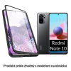 Luxria Double Glass Magnetic - Čierne presklené magnetické púzdro pre Xiaomi Pre Xiaomi: Redmi Note 10