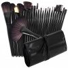 MG Makeup Brushes kozmetické štetce 24 ks čierne
