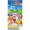 Carbotex Plážová osuška Paw Patrol Tlapková patrola motív Beach Time 70 x 140 cm