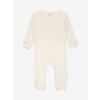 Detský overal s dlhým rukávom z bavlny a modalu béžový Seedpearl Minymo Veľkosť: 86