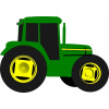 CUKROVÁ TLAČ Opłatek na Tort Cukrová hmota Bager traktor + MENO