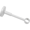 Nástenný nosník Chicago uzavretý pre 1 tyč biely Ø 20 mm, 12 cm