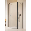RADAWAY NES BLACK PTJ 100cm pravý sprchový kút päťuholníkový, profil čierny, sklo číre, 10052000-54-01R10052100-54-01