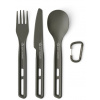 Sada príborov Sea To Summit Frontier UL Cutlery Set [3 Piece] - hliník tvrdo eloxovaný sivý uni
