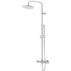 STEINBERG 340 nástenný sprchový systém s termostatom, horná sprcha priemer 220 mm, tyčová ručná sprcha 1jet, chróm, 3402721