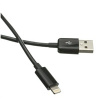 C-TECH kabel USB 2.0 Lightning (IP5 a vyšší) nabíjecí a synchronizační kabel, 1m, černý CB-APL-10B