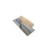 Nerezové hladítko s drevenou rukoväťou Inox, rovné 200x80 mm