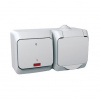 ZÁS. 2P+PE + SPÍN (2So) IP44 CEDAR BIELY