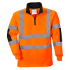 PORTWEST HI-VIS XENON RUGBY B308 / Reflexná mikina - HV oranžová 4XL