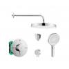 SANITINO - Sprchový set s termostatom a telesom pod omietku Hansgrohe, príslušenstvo kielle, chróm SANI21HKK022