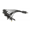 Nabíjačka GSM kábel univerzálny USB (10 typov)