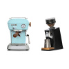 Ascaso Dream PID, Kid Blue + Eureka Mignon Zero 65 Speedy, CR black