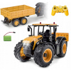 VEĽKÝ TRAKTOR NA DIAĽKOVÉ OVLÁDANIE Auto TRAKTOR JCB + PILOT + PRÍVES 70 cm