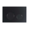 kielle Gemini New II Ovládacie tlačidlo splachovania, matná čierna 70230040