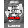 Rockstar North Grand Theft Auto Online: Great White Shark Cash Card 1 250 000 DLC (PC) Rockstar key 10000003068001
