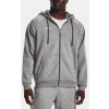 Under Armour Rival Fleece Hoodie Zip Castlerock Light Heather/White M