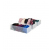 Compactor Optimo Set 3 ks veľkých transparentných organizérov, 30 x 15,5 x 8 cm