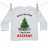 Boodyy Tričko s dlhým rukávom Dnes nespím, čakám na Ježiška 98 (2-3 roky)