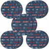 Keramický brúsny papier 150 mm 55ks O780 FOIL G60/80/120/180/240 BOSCH
