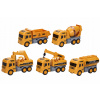 Kolekcia stavebných áut - zotrvačníkové hračky, 5 variant (cisterna, domieša