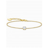 Thomas Sabo A2156-414-14-L19V Gold-plated bracelet w. white zirconia