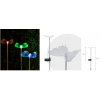 RGB LED solárna lampa