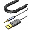 Bluetooth 5.0 adaptér a vysielač do auta, audio prijímač s USB a AUX