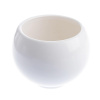Kvetináč Burbulas 5001, keramika, V 22 cm, biely