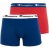 Pánske boxerky Champion 2-pack boxer shorts Red-Blue|S