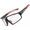 RockBros Fotochromatické cyklistické brýle UV400 s pouzdrem SP216BK - černé a červené