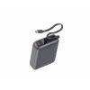 Swissten POWER BANK 20000 MAH 45W S INTEGROVANÝM KABELEM USB-C VESMÍRNĚ STŘÍBRNÁ