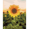 Maľovanie podľa čísel Úžasná slnečnica, 80x100 cm, vypnuté plátno na rám (6058163)
