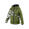 Wamu Softshellová bunda detská Maskáč khaki Veľ. 152-158