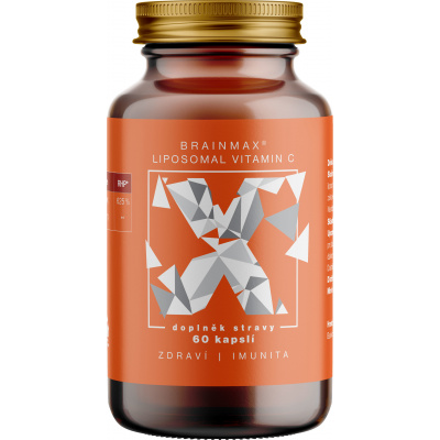 BrainMax Liposomal Vitamin C UPGRADE, Lipozomálny vitamín C, 500 mg, 60 rastlinných kapsúl