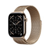 Apple Watch Series 11 Cellular (46mm) Zlatý titán so zlatým milánskym ťahom S/M MFD74MP/A